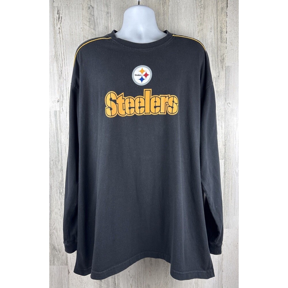 Pittsburgh Steelers NFL Steelmark Logo Official Licensed T-Shirt 2XL (26”x32”)